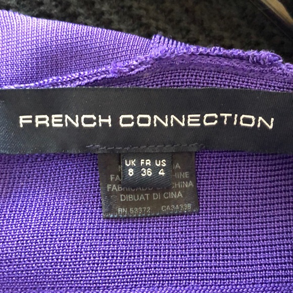 Purple Bandage Dress, full back zipper - Picture 5 of 5